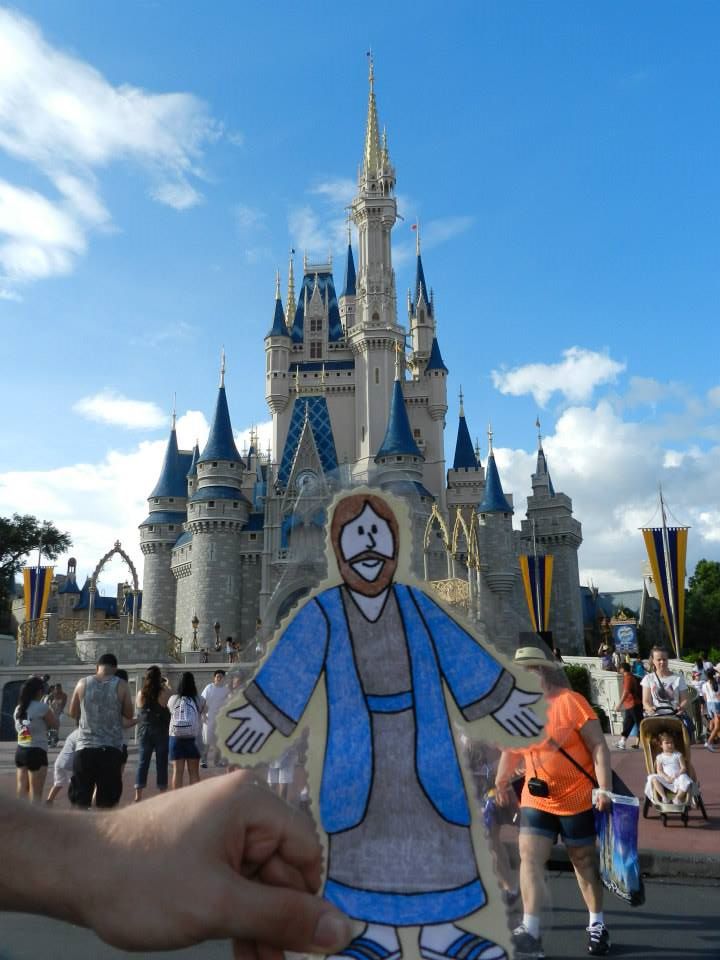 Flat Jesus Magic Kingdom
