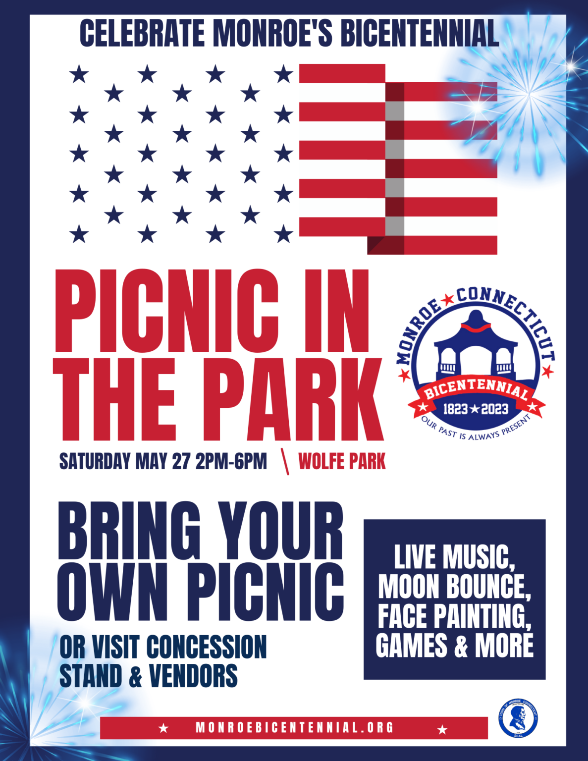 Monroe’s Bicentennial Picnic in the Park The United Methodist Church