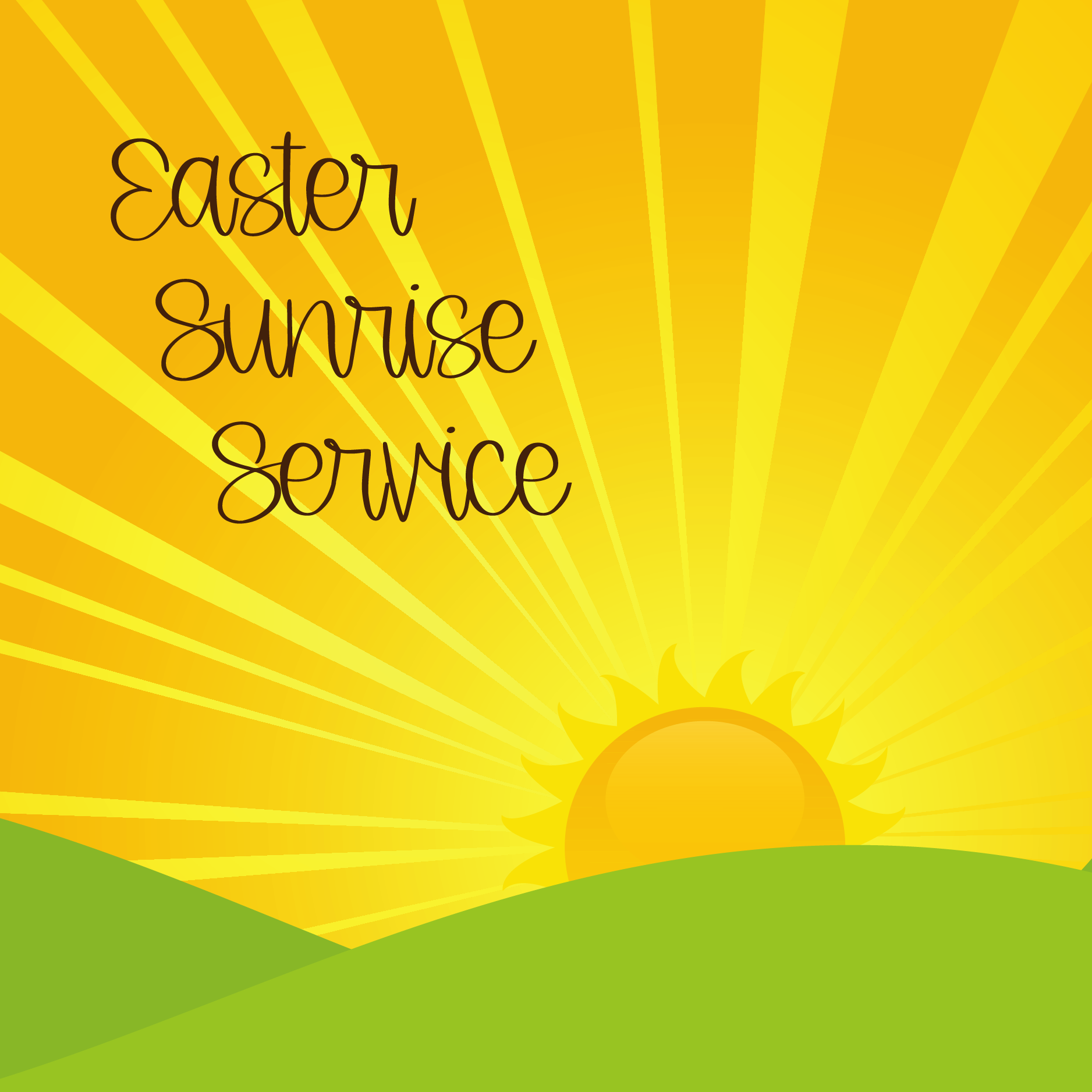 Easter Sunrise Service (in person only) The United Methodist Church